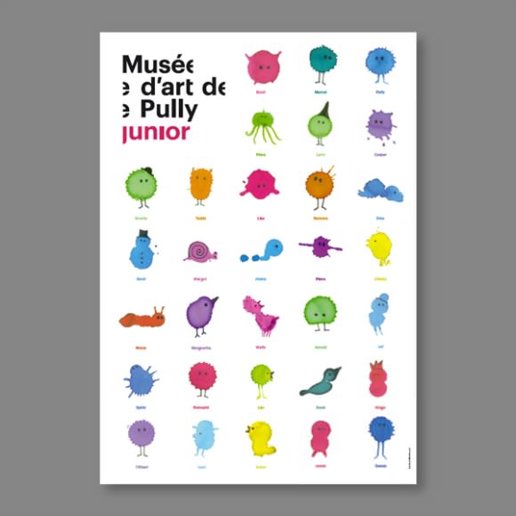 Poster series for the Musée d’Art de Pully