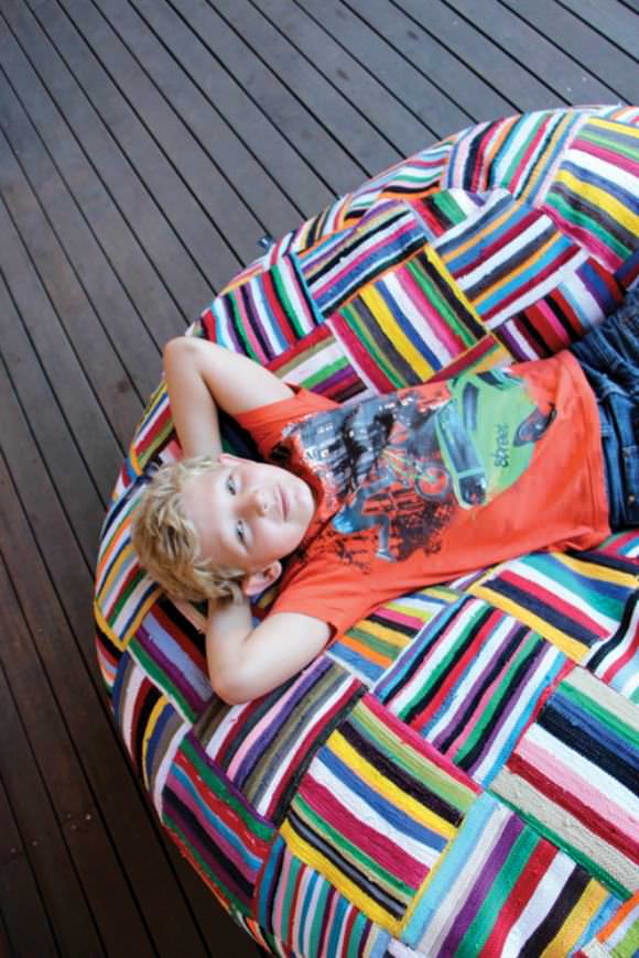 Handwoven South African Bean Bag by Ashanti Design