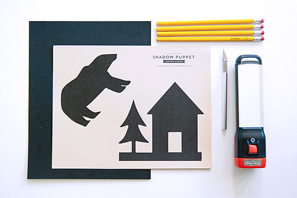 DIY Printable Shadow Puppet Bedtime Stories