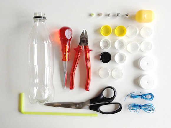 DIY Recycled Bottle Cap Dragonfly