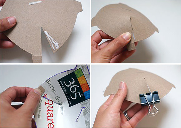 DIY Recycle Cereal Box Party Hat