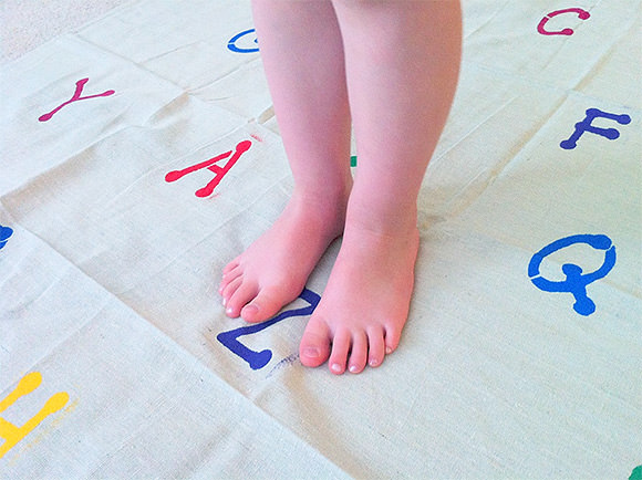 DIY Alphabet Stomp Mat