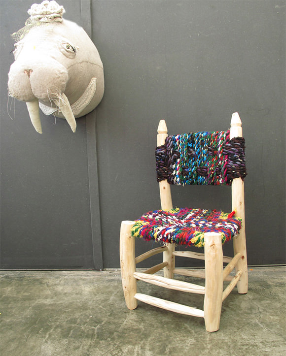 Handmade Bohemian Child’s Chair