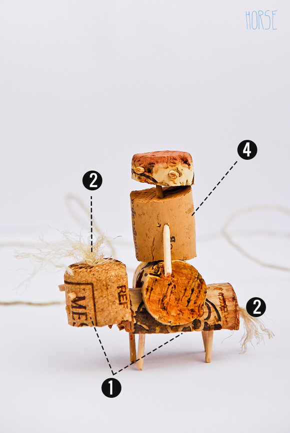 How To Make A DIY Cork Horse & Rider