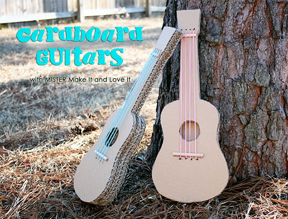 DIY Cardboard Guitars