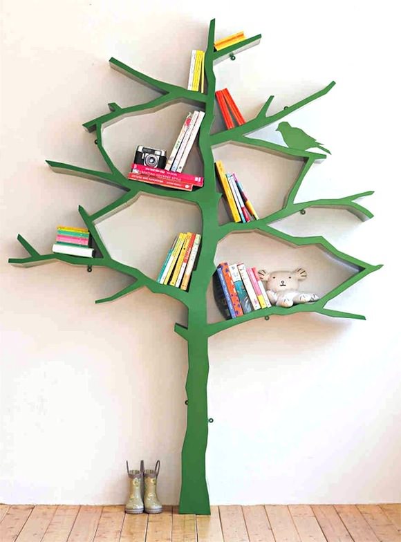 Bookshelf Ideas for Kids' Rooms - Tree Bookshelf