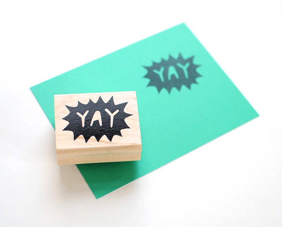 fun school supplies: handmade rubber stamps // via etsy