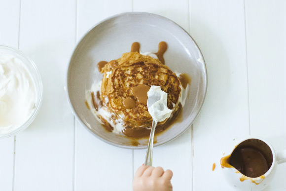 Recipe: Caramel Apple Pancakes