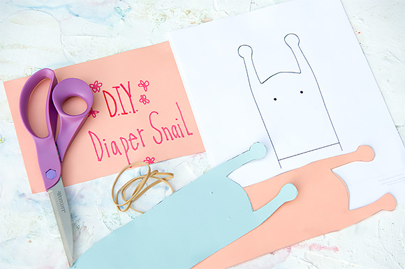 DIY Diaper Snails - a fun take on the traditional diaper cake for your next baby shower!