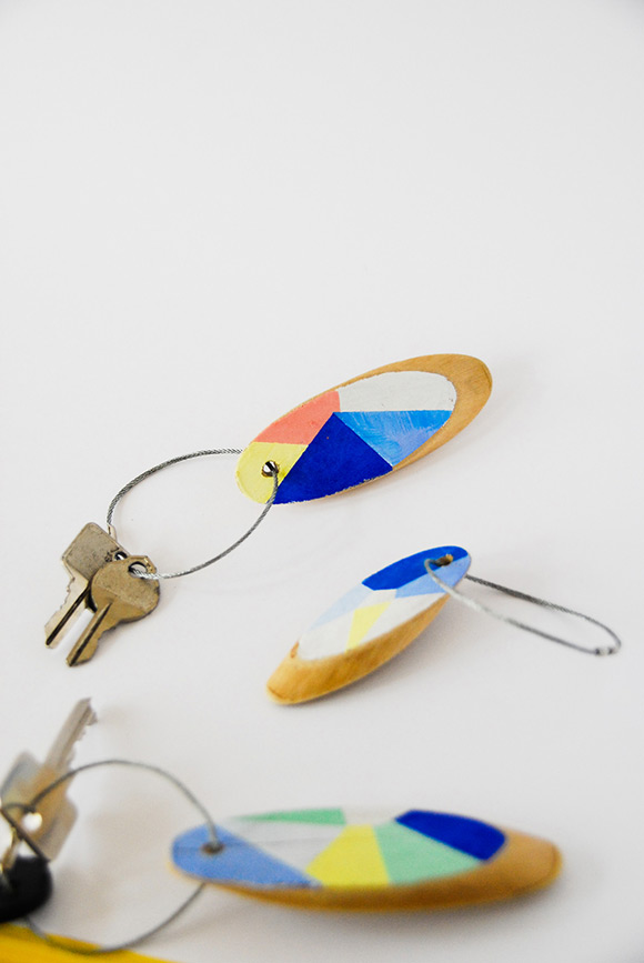 DIY Geometric Key Chain