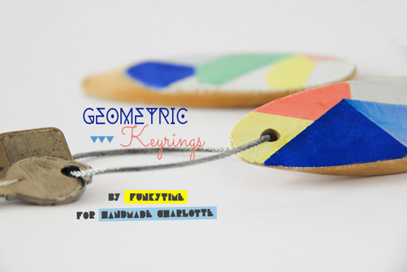 DIY Geometric Keyrings