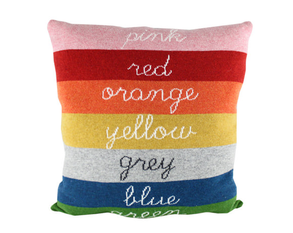Large Multicolored Pillow from Colette Bream