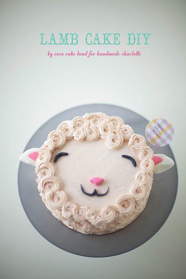 DIY Fluffy Lamb Cake Decorating Tutorial