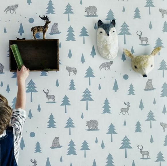 Wallpaper for Kids - Into the Wild by Hibou Home