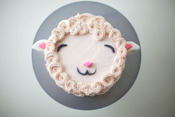 DIY Fluffy Lamb Cake Decorating Tutorial // Handmade Charlotte