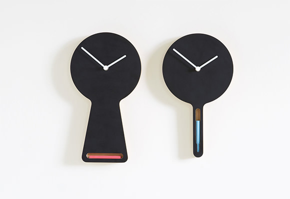 Chalkboard Wall Clocks by Diamantini & Domeniconi
