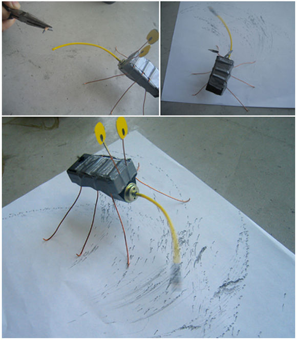 DIY Kinetic Drawing Bug