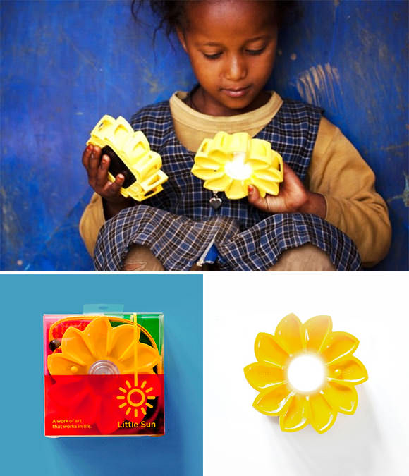 Little Sun Solar-Powered LED Lamp (provides light to off-the-grid communities)