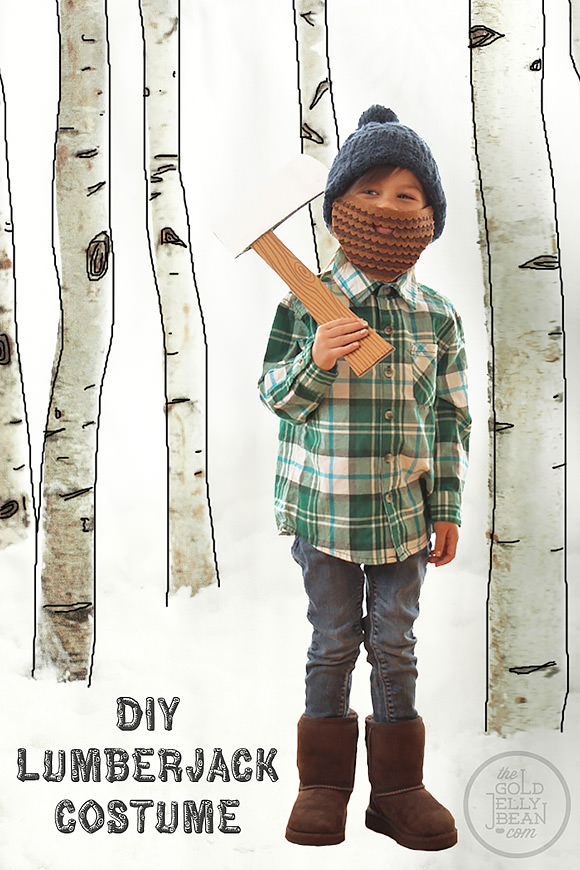 DIY Lumberjack Halloween Costume for Kids