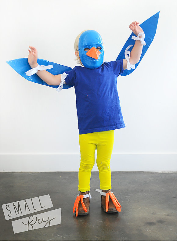 DIY Duct Tape Bird Costume for Kids