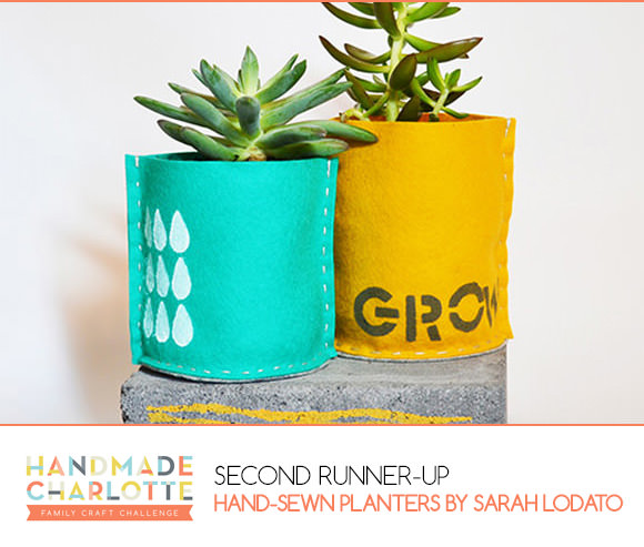 Handmade Charlotte Family Craft Challenge Second Runner-Up: Sarah Lodato