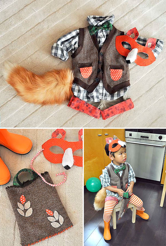 DIY Fox Costume for Kids