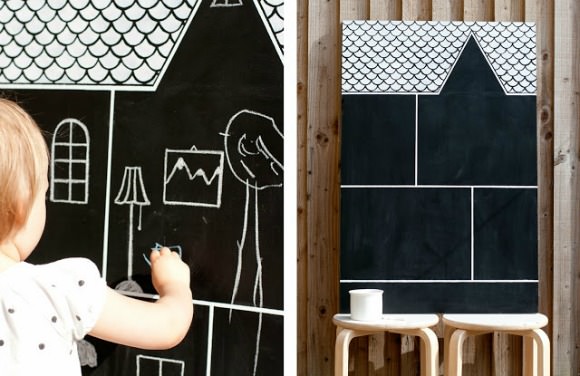 Chalkboard Doll’s House by Ukkonooa
