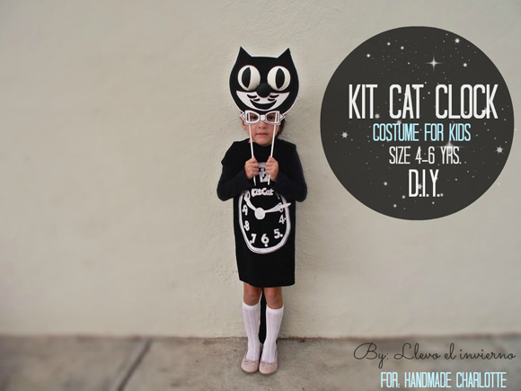 DIY Cat Clock Costume