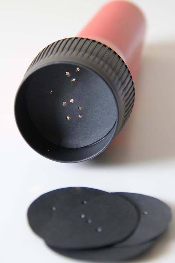 DIY Constellation Flashlight Discs