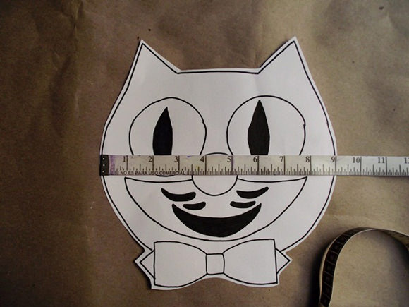 DIY Cat Clock Costume