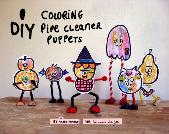 DIY Pipe Cleaner Puppets