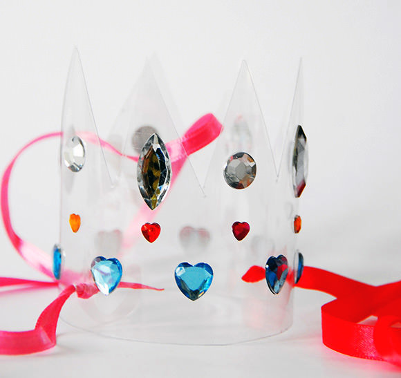 DIY Recycled Water Bottle Crown