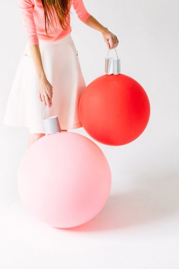 DIY Giant Ornament Balloons via Studio DIY