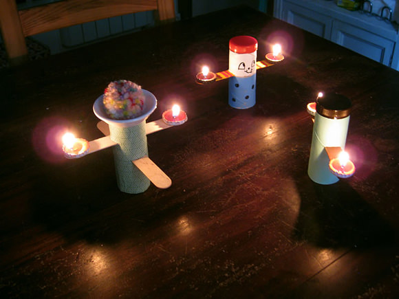 DIY Tea Light Candleholders