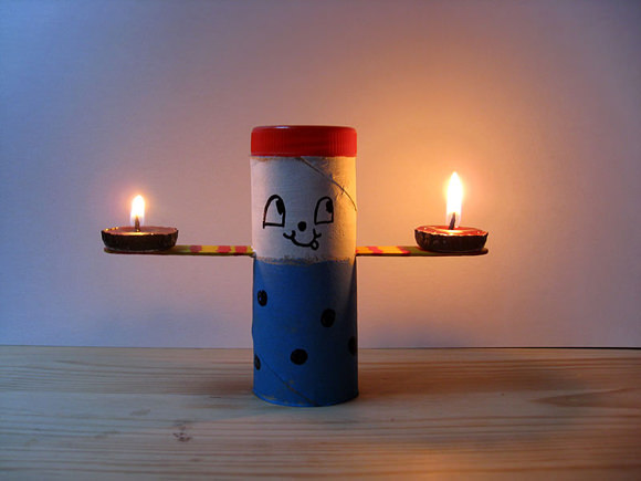 DIY Tea Light Candleholders