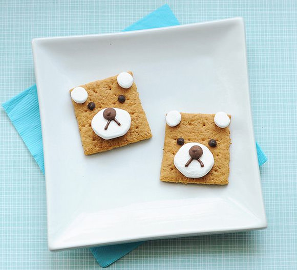 Bear S''mores  (fun & simple snack for kids)