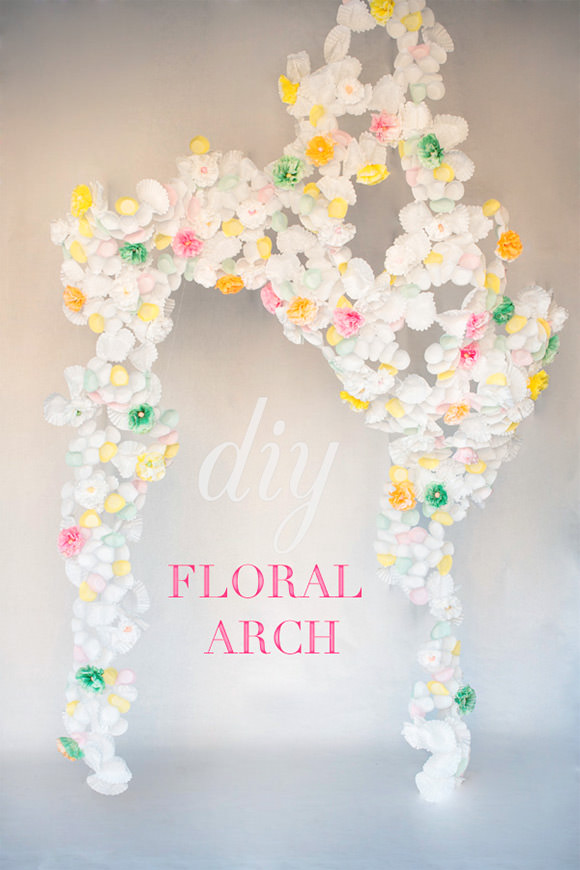 DIY Paper Flower Arch