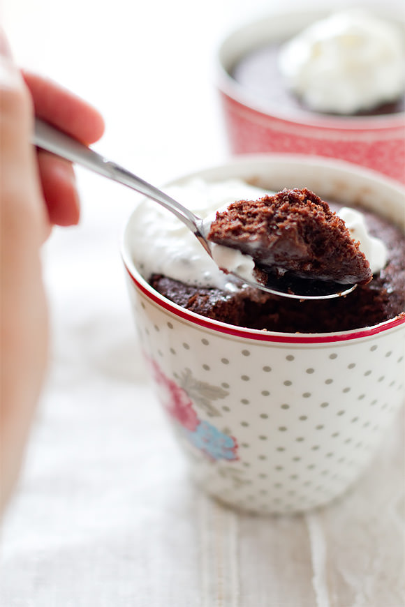 Nutty Chocolate Mug Cake