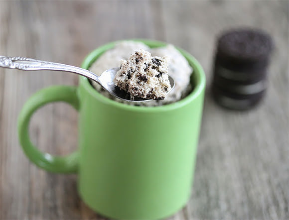 Cookies and Cream Mug Cake