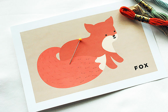 Printable Animal Sewing Cards For Kids