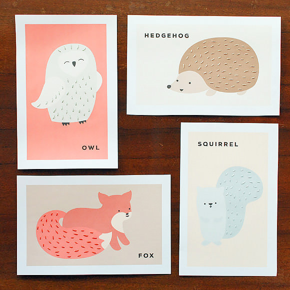 Printable Animal Sewing Cards For Kids