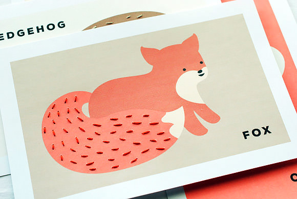 Printable Animal Sewing Cards For Kids