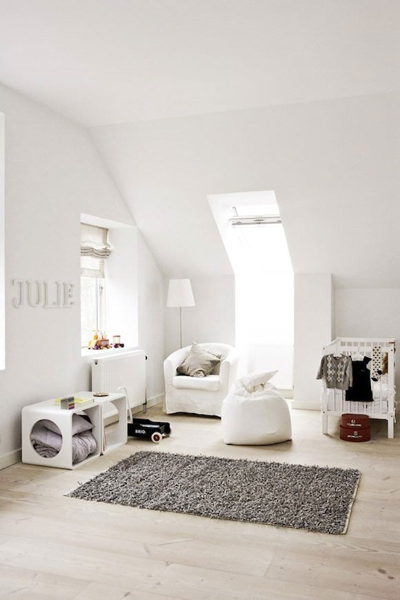 swedish attic nursery