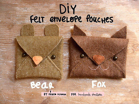 Make Super Cute Animal Pouches In Minutes