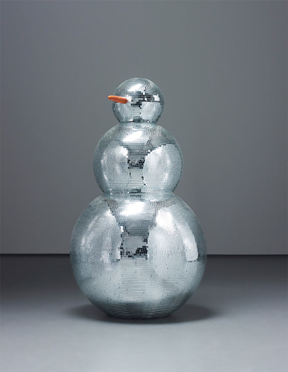 Disco Ball Snowman