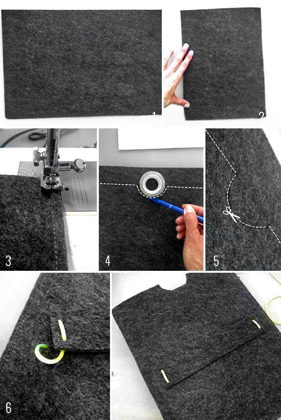 Make A Felt iPad Sleeve In 10 Minutes