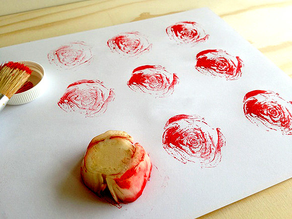 DIY Fruit & Veggie Stamps