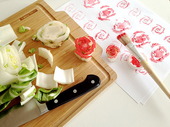 DIY Fruit & Veggie Stamps