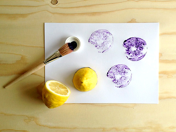 DIY Fruit & Veggie Stamps