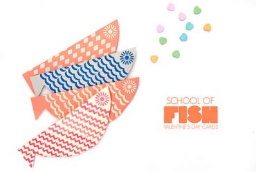 DIY School of Fish Valentines